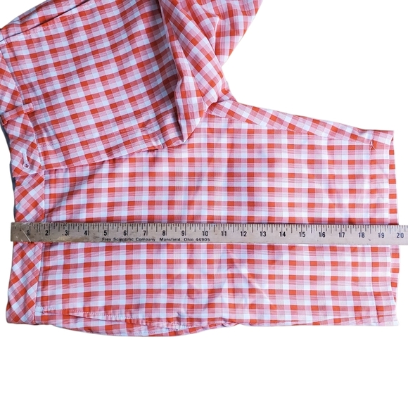 Walter Hagen Orange and White Checkered Men's Shorts. 32 - Picture 10 of 12
